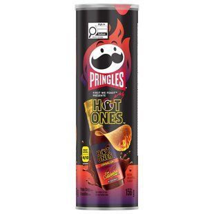 Чіпси Pringles Hot Ones Los Calientes Barbacoa зі смаком гострого барбакоа 156 г