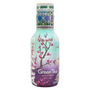 Холодний чай Arizona Green Tea With Honey and Plum 450 мл