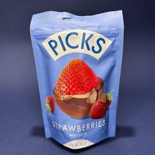 Полуниця в шоколаді Picks Strawberry Milk Chocolate 90 г