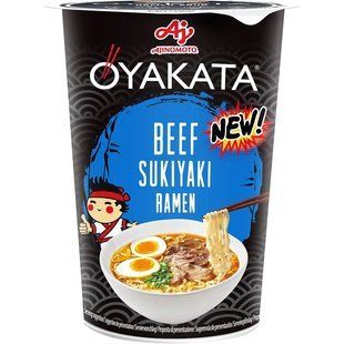 Локшина Ajinomoto Oyakata Beef Sukiyaki Ramen 63.5 г
