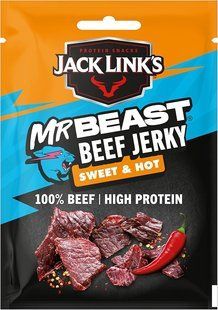 М&rsquo;ясні снеки MrBeast X Jack Link's Beef Sweet & Hot 25 г
