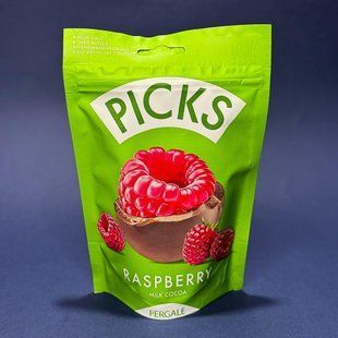 Малина в шоколаді Picks Raspberry Milk Chocolate 90 г