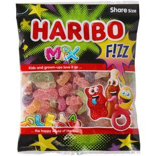 Желейні цукерки Haribo Mix F!zz кисло солодкий мікс 400 г