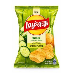 Чіпси Lay&rsquo;s Cucumber Flavor зі смаком огірка 40 г
