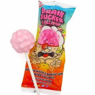 Льодяник Candy Brain Jawbreaker Sucker 58 г