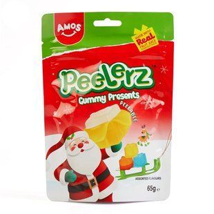 Желейки Amos Santa Peelerz Gummy Presents 65 г