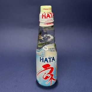 Японський сильногазований напій Рамуне зі смаком класичного лимонаду Hata 200 мл