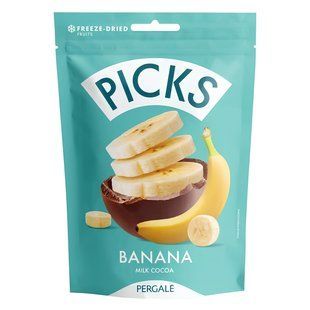 Банан у шоколаді Banana Pergale Picks 90 г
