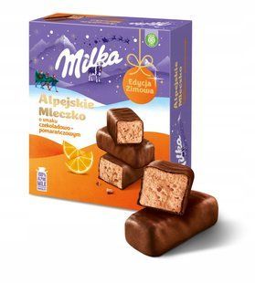 Цукерки Milka Alpejskie Mleczko Chocolate Orange 330 г