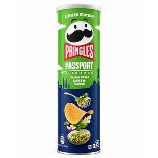 Чіпси Pringles Passport Flavours Italian Style Pesto зі смаком італійського песто 165 г
