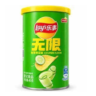 Чіпси Lay&rsquo;s Unlimited Cucumber Flavor зі смаком огірка 40 г