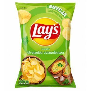 Чіпси Lay&rsquo;s Grzanka Czosnkowa Limited Edition зі смаком часникових грінок 200 г