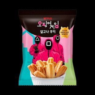 Печиво Squid Game Dalgona Churro з карамеллю та корицею 120 г