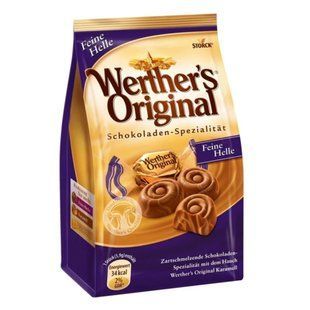 Цукерки Werther's Original Schokoladen Feine Helle 153 г