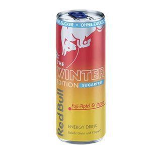 Енергетик Red Bull Fuji Apple Ginger Zero Sugar Winter Edition 250 мл
