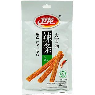 Снек Латяо соєве м'ясо Weilong Big La Tiao Hot & Spicy 106 г