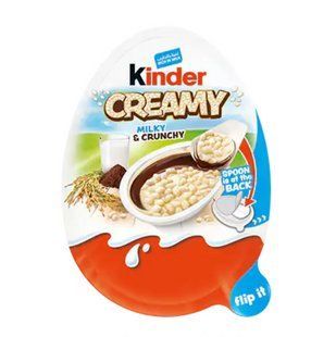 Яйцо Kinder Creamy Milky & Crunchy 19 г