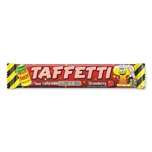 Кисла жувальна цукерка Toxic Waste Taffetti Strawberry 20 г