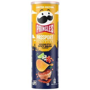 Чіпси Pringles Passport Mexican Style Spicy Salsa зі смаком гострої сальси 165 г